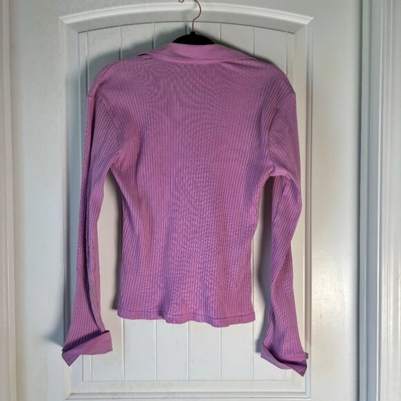 Route 66 Vintage Light Pink Collared Blouse Large - Picture 2 of 6